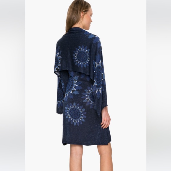 ✨Desigual Sparkly ✨knit dress with sequins& shiny threads+its scarf 🤩 - Picture 15 of 15